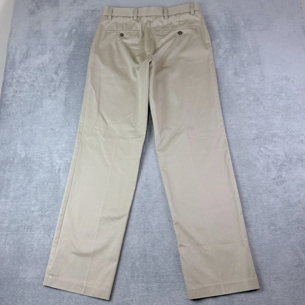 Dockers 32x34 Khaki Pants D2 Straight Fit Flat Front Chino Business Casual Work